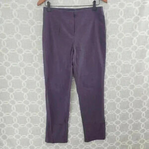 Lior Mad in France Pull Over Dress Pants Purple‎ Women's Size10